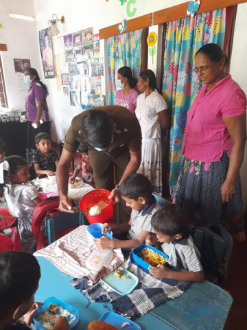Implementation of nutrition programs targeting pre-school children / Homagama - Magammana West Division (2022-12-06)